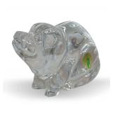Waterford Crystal Pig Figurine