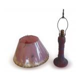 Van Briggle Grapevine Design Table Lamp with Shade