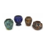 Four Art Pottery Vases