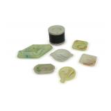 Vintage Glow in the Dark Ashtray Collection - 7 Pieces