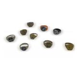 Ten Commemorative Rings from Chicago World