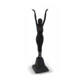 Elegant Bronze Female Form Statue