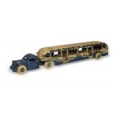 Arcade GMC "A Century of Progress" Greyhound Lines Bus with Tow Truck