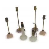Six Vintage Table Lamp Bases