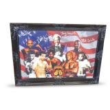 Joseph Nicolosi Signed Boxing Champions Framed Giclee