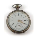 Silver Cased Pocket Watch - Circa 1890