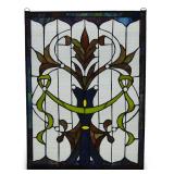 Contemporary Stained Glass Window Panel