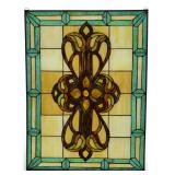 Contemporary Stained Glass Window Panel