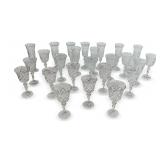 Set of 24 Waterford Crystal Stemware Glasses