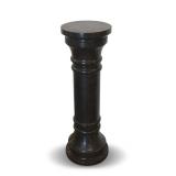 Black Marble Column or Pedestal