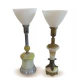 Two Vintage Lamps ... One Needs Rewiring