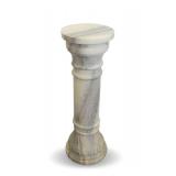 Elegant White Marble Display Pedestal