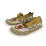 Guild Mocs Leather Beaded Moccasins