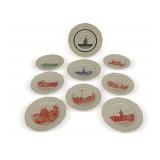 Eleven Pickard A Century of Progress Chicago Plates