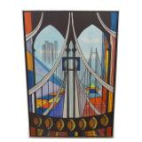 Framed Architectural Artwork