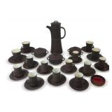 Dansk Designs Denmark IHQ Stoneware Coffee Set