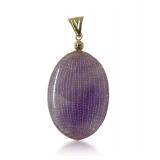 14K Gold & Amethyst Pendant