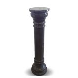 Black Marble Column Stand