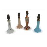 Four Houze Vintage Glass Lamps