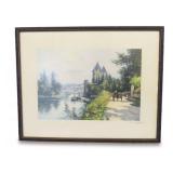 Maurice Levis "The Old Mill" Framed Etching