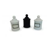 Three Apothecary Jars