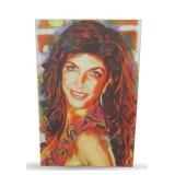 Teresa Giudice Portrait Canvas Art Signed by Joseph Nicolosi