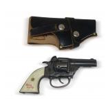 Gene Autry Toy Cast Iron Cap Gun with Holster