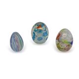 Three Murano Art Glass Paperweights