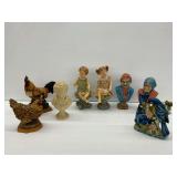 Various Figural Statues and Figurines