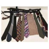 Group of  Neckties and Belts