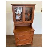 Wooden Hutch Cabinet with Drawers