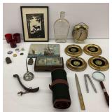 Framed Art, Desk Accessories, Coloring Pencils, and Other Items