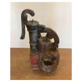 Water Pump and Barrel Garden Fountain... no pump
