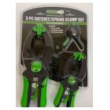 Grip 3-Piece Ratchet and Spring Clamp Set - New