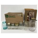 Canning Jars - Clear and Blue