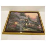 Framed Thomas Kinkade Puzzle