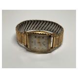 Vintage Benrus Gold Filled Case Watch with Stainless Steel Back