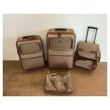 American Flyer Rolling Luggage Set