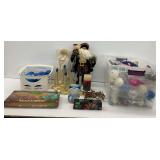 Holiday Decorations: Santa, Angels, Ornaments, and Lights