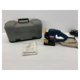 Ryobi JM81 Biscuit Plate Joiner with Case & Manual... powers on