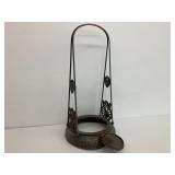 Vintage Ornate Silverplated Water Pitcher Stand with Floral Design