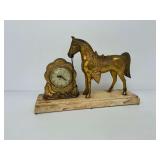 Vintage Horse Mantel Clock