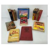 Vintage Books Including Lone Ranger, James Bond, and Others