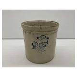 Vintage Western Stoneware 2-Gallon Crock... a few cracks