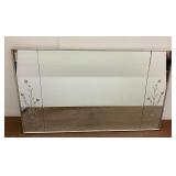 1949 HMP Co. Hart Mirror Company Floral Mirror