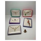 Group of Costume Jewelry with Adjustable Rings