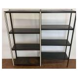 Industrial Style Metal Shelving Unit... some rust