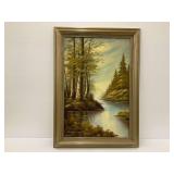 Framed Oil Painting by Don Han