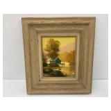 Framed Oil Painting - Landscape Scene