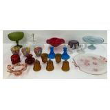 Vintage Glassware: Bowls, Candle Holders, and More